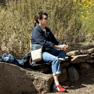 Participate resting at a Flagstaff forest corporate team building event